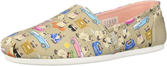 Zapatillas Skechers para mujer con diseño de gatos